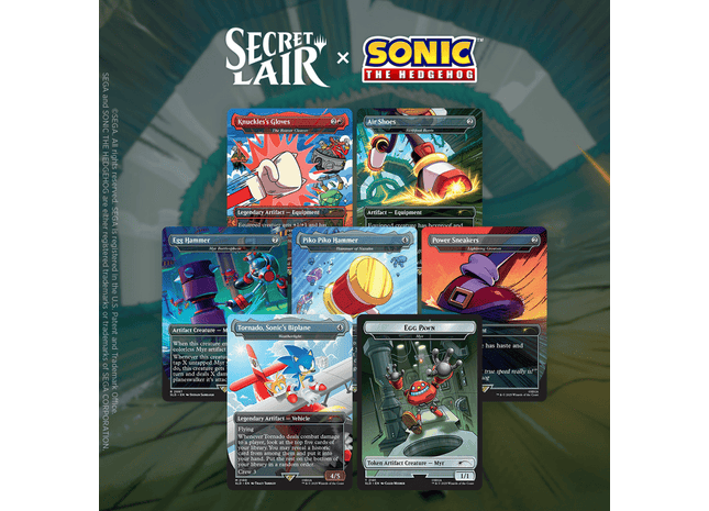 Gamers Guild AZ Magic: The Gathering Magic the Gathering | Secret Lair Drop: Sonic the Hedgehog Superdrop: Turbo Gear (Non-foil) Magic: The Gathering