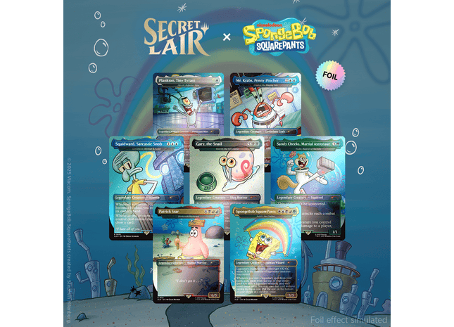 Gamers Guild AZ Magic: The Gathering Magic the Gathering | Secret Lair Drop: SpongeBob SquarePants: Legends of Bikini Bottom (Foil) Magic: The Gathering