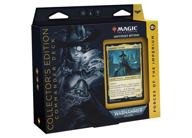 Gamers Guild AZ Magic: The Gathering Magic: the Gathering: Universes Beyond Warhammer 40,000 - Forces of the Imperium Commander Deck (Collector's Edition) Old Magic