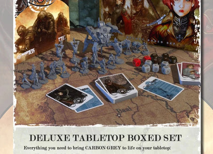 Gamers Guild AZ Magnetic Press Play Carbon Grey RPG Deluxe Boxed Set (Pre-Order) Quartermaster Direct