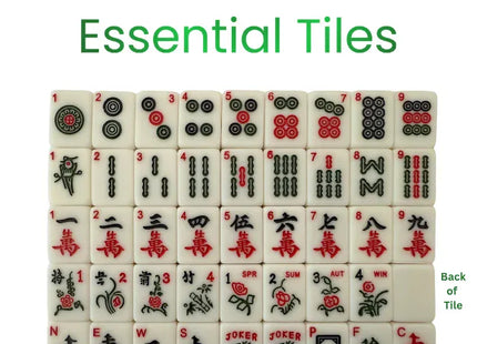 Gamers Guild AZ Mahjong Studios American Mahjong Set (152 Tiles) - Essential Tiles, All in One Bundle Faire
