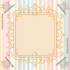 Gamers Guild AZ Mahjong Studios Mahjong Mat 33 X 33 - Pastel Luxe Faire
