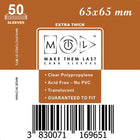 Gamers Guild AZ Make Them Last TS65 65x65 mm 50pcs Thick Board Games & Card Sleeves Make Them Last