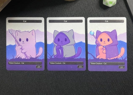 Gamers Guild AZ ManaCats Caverns & Calicos: Spirit & Cat Token Set for Magic: The Gathering Caverns & Calicos