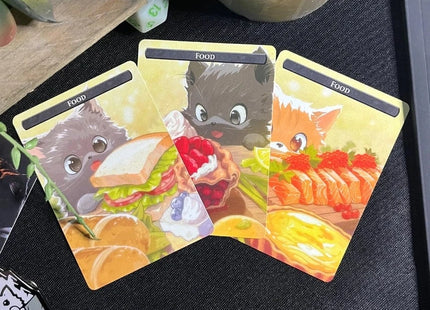 Gamers Guild AZ ManaCats Caverns & Calicos: Squirrel and Food Token Set for Magic: The Gathering Caverns & Calicos