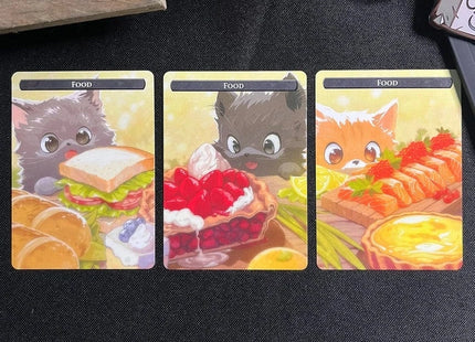 Gamers Guild AZ ManaCats Caverns & Calicos: Squirrel and Food Token Set for Magic: The Gathering Caverns & Calicos