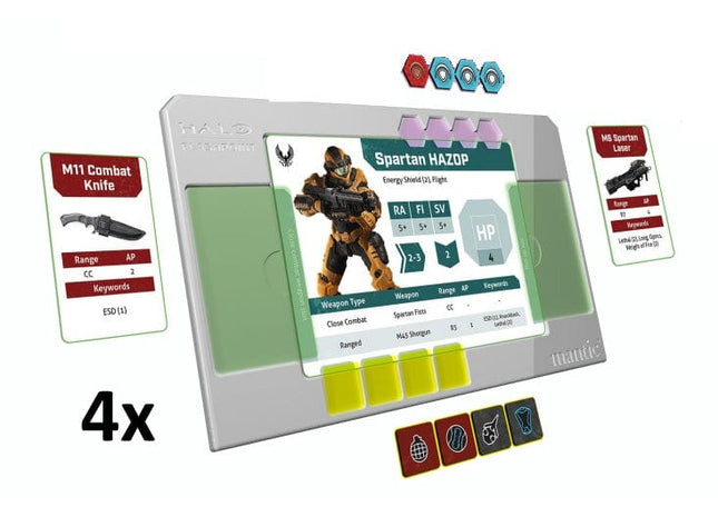 Gamers Guild AZ Mantic Entertainment Halo: Flashpoint - Force Organiser Pack (Pre-Order) AGD