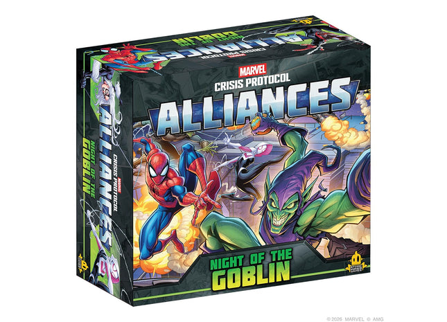 Gamers Guild AZ Marvel Crisis Protocol Marvel: Crisis Protocol Alliances - Night of the Goblin (Pre-Order) Asmodee