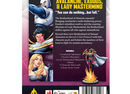 Gamers Guild AZ Marvel Crisis Protocol Marvel: Crisis Protocol - Avalanche, Exodus & Lady Mastermind (Pre-Order) Asmodee