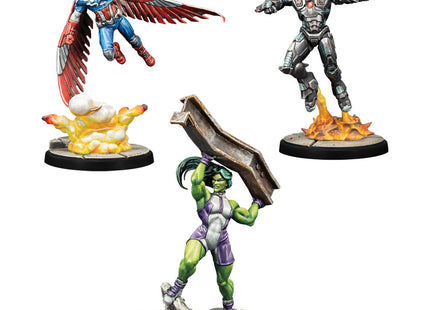 Gamers Guild AZ Marvel Crisis Protocol Marvel: Crisis Protocol - Captain America & The Avengers Character Pack (Pre-Order) Asmodee