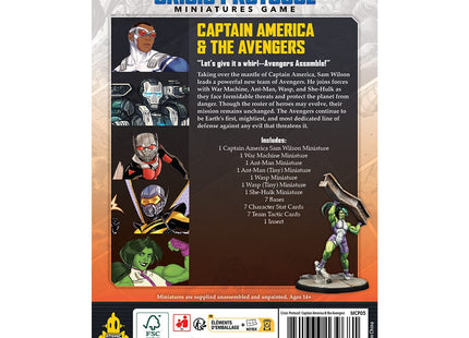 Gamers Guild AZ Marvel Crisis Protocol Marvel: Crisis Protocol - Captain America & The Avengers Character Pack (Pre-Order) Asmodee