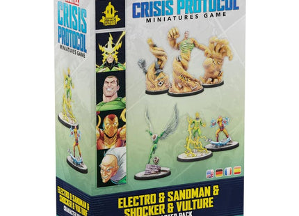 Gamers Guild AZ Marvel Crisis Protocol Marvel: Crisis Protocol – Electro & Sandman & Shocker & Vulture Asmodee