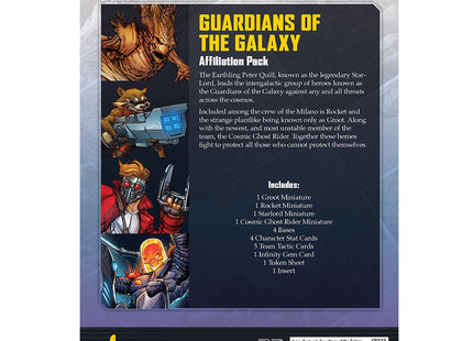 Gamers Guild AZ Marvel Crisis Protocol Marvel: Crisis Protocol - Guardians of the Galaxy Affiliation Pack (Pre-Order) Asmodee