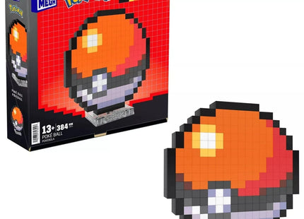 Gamers Guild AZ Mattel MEGA Pokemon Pixelated - Poke Ball (Pre-Order) Discontinue
