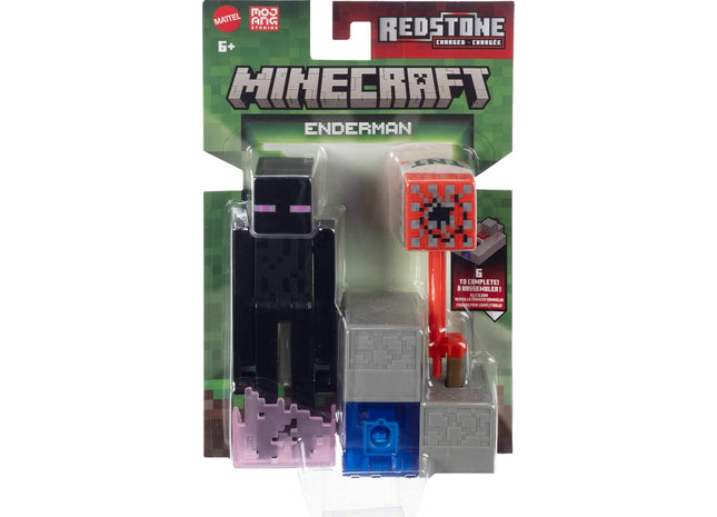 Gamers Guild AZ Mattel Minecraft: Redstone Charged Action Figure - Enderman Discontinue
