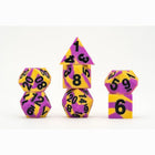 Gamers Guild AZ Metallic Dice Games 7-Die Set 16mm: Sharp Edge Silicone Dice - Intersex Metallic Dice Games