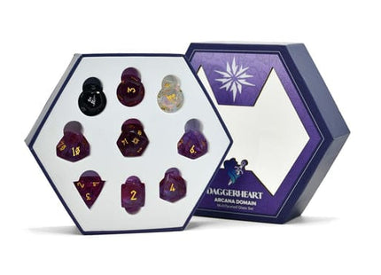 Gamers Guild AZ Misty Mountain Gaming Daggerheart Dice Set: Arcana Domain (Pre-Order) Quartermaster Direct