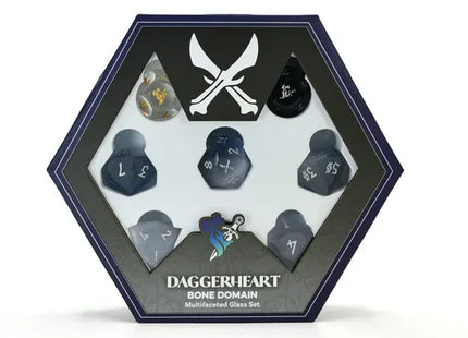 Gamers Guild AZ Misty Mountain Gaming Daggerheart Dice Set: Bone Domain (Pre-Order) Quartermaster Direct