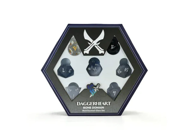 Gamers Guild AZ Misty Mountain Gaming Daggerheart Dice Set: Bone Domain (Pre-Order) Quartermaster Direct
