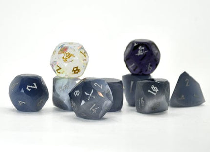 Gamers Guild AZ Misty Mountain Gaming Daggerheart Dice Set: Bone Domain (Pre-Order) Quartermaster Direct
