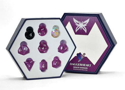 Gamers Guild AZ Misty Mountain Gaming Daggerheart Dice Set: Grace Domain (Pre-Order) Quartermaster Direct