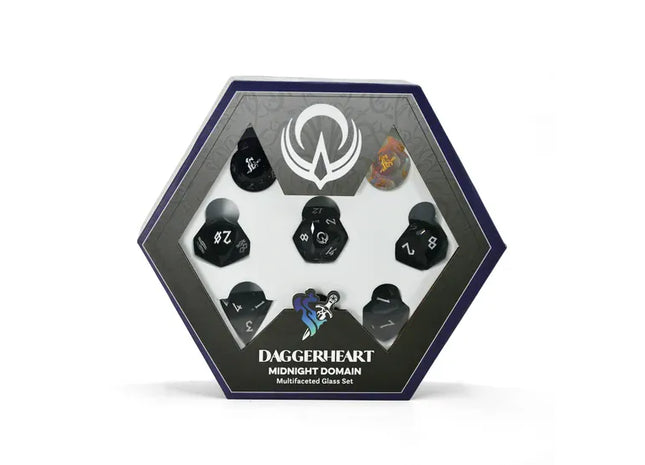 Gamers Guild AZ Misty Mountain Gaming Daggerheart Dice Set: Midnight Domain (Pre-Order) Quartermaster Direct