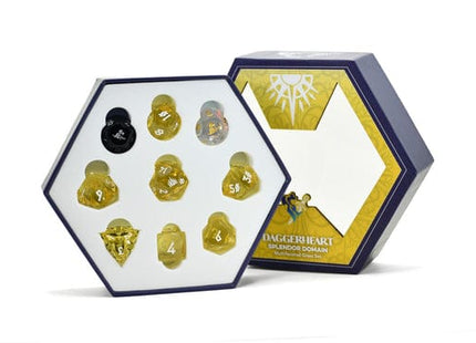Gamers Guild AZ Misty Mountain Gaming Daggerheart Dice Set: Splendor Domain (Pre-Order) Quartermaster Direct