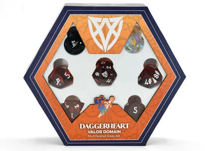 Gamers Guild AZ Misty Mountain Gaming Daggerheart Dice Set: Valor Domain (Pre-Order) Quartermaster Direct