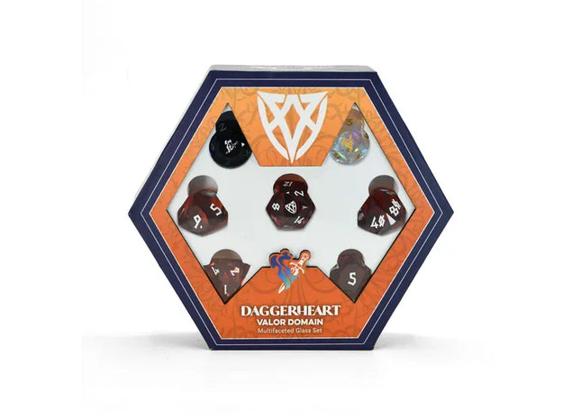 Gamers Guild AZ Misty Mountain Gaming Daggerheart Dice Set: Valor Domain (Pre-Order) Quartermaster Direct