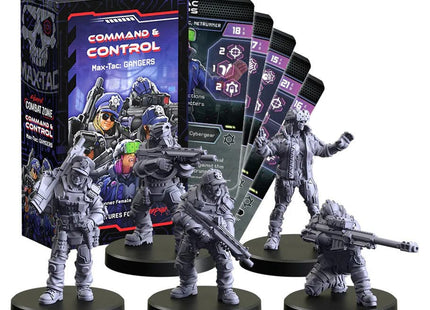 Gamers Guild AZ Monster Fight Club Cyberpunk RED: Combat Zone - Command & Control: MAX-TAC Gangers (Pre-Order) ACD Distribution