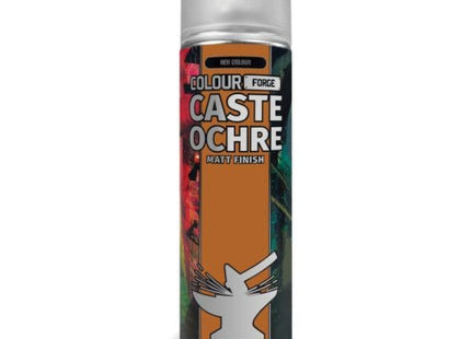 Gamers Guild AZ Monument Hobbies Colour Forge Spray: Caste Ochre (500ml) Monument Hobbies - Colour Forge
