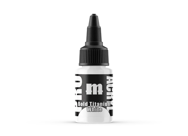 Gamers Guild AZ Monument Hobbies Pro Acryl: Paint - 001 Bold Titanium White Monument Hobbies