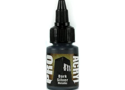 Gamers Guild AZ Monument Hobbies Pro Acryl: Paint - 030 Dark Silver Monument Hobbies