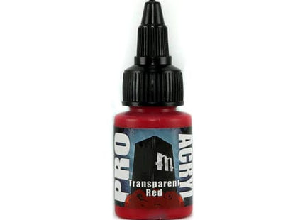Gamers Guild AZ Monument Hobbies Pro Acryl: Paint - 047 Transparent Red Monument Hobbies