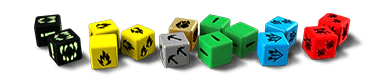 Gamers Guild AZ MOOD Publishing Deep Rock Galactic: Extra Engraved Dice (Pre-Order) AGD
