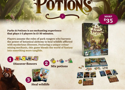 Gamers Guild AZ Moon Saga Workshop Potion Perils - A Parks & Potions Expansion (Pre-Order) Quartermaster Direct