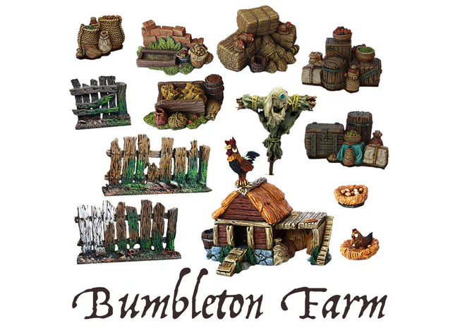 Gamers Guild AZ Moonstone Moonstone: Bumbleton Farm Scatter Terrain Goblin King Games