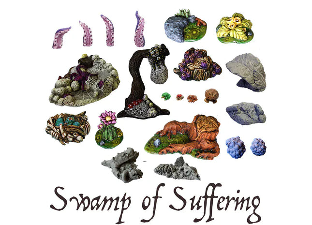 Gamers Guild AZ Moonstone Moonstone: Swamp of Suffering Scatter Terrain Goblin King Games