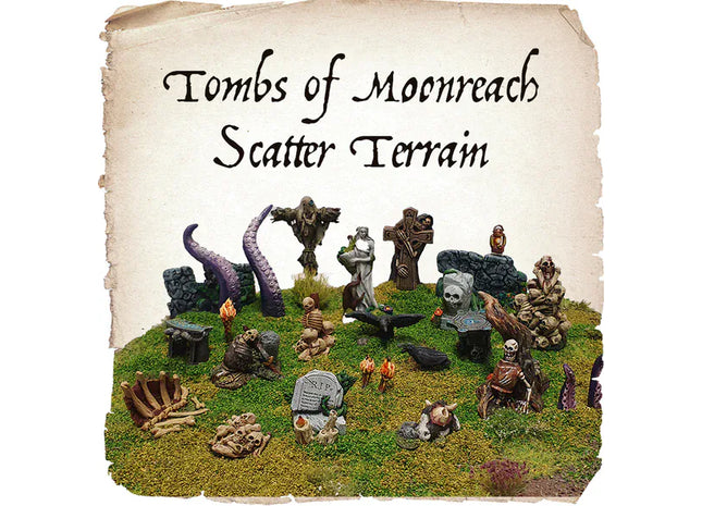 Gamers Guild AZ Moonstone Moonstone: Tombs of Moonreach Scatter Terrain Goblin King Games