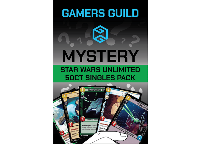 Gamers Guild AZ Mystery Bag Mystery Star Wars Unlimited 50ct Singles Pack Gamers Guild AZ