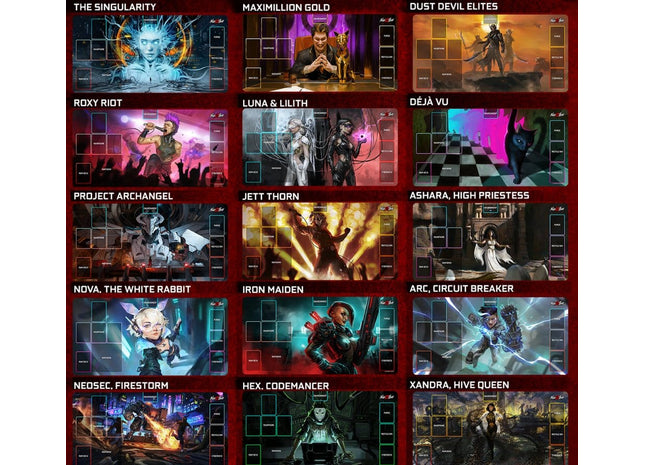 Gamers Guild AZ Neuroscape Neuroscape TCG: Playmat with Game Zones Discontinue