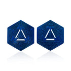 Gamers Guild AZ Norse Foundry Metal RPG Crit/Fail Coin - Blue Plated 25mm Norse Foundry