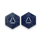 Gamers Guild AZ Norse Foundry Metal RPG Crit/Fail Coin - Shiny Silver Plated 25mm Norse Foundry