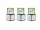 Gamers Guild AZ Norse Foundry Norse Foundry: 1/+1 & -1/-1 D6 White Pack of 6 CCG Metal Dice Norse Foundry