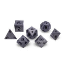 Gamers Guild AZ Norse Foundry Norse Foundry: Aged Mithiral - 7 Piece Metal Dice Set Norse Foundry