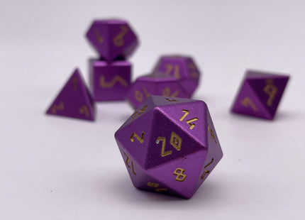 Gamers Guild AZ Norse Foundry Norse Foundry Aluminum Orb Dice - 7-Piece Set - Orb of Bardic Knowledge Norse Foundry