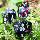 Gamers Guild AZ Norse Foundry Norse Foundry Aluminum Wondrous Dice - 7-Piece Set - Astral Plane Norse Foundry
