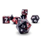 Gamers Guild AZ Norse Foundry Norse Foundry Aluminum Wondrous Dice - 7-Piece Set - Demon's Blood Norse Foundry