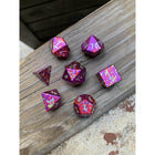 Gamers Guild AZ Norse Foundry Norse Foundry Aluminum Wondrous Dice - 7-Piece Set - Purple Wyrm Norse Foundry