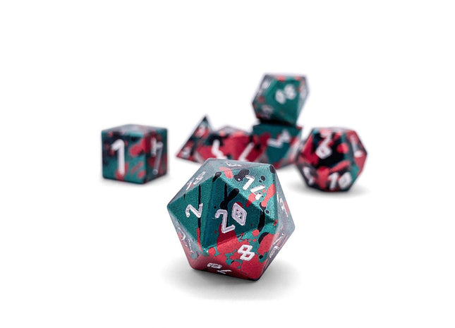 Gamers Guild AZ Norse Foundry Norse Foundry Aluminum Wondrous Dice - 7-Piece Set - Wild Hunt Norse Foundry